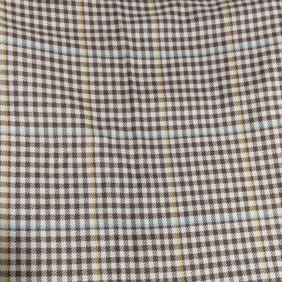 Ralph Lauren wool blend high waisted pleated plaid cuffed shorts women's size 10 - Picture 9 of 12